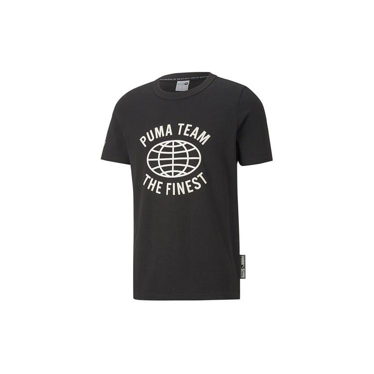 PUMA Team Graphic Tee Black Men s 536956-01 L