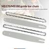 16 Inch 56 Drive  Chainsaw Replacement Part Set Guide Bar + Saw Chain for Outdoor Logging Carpentry DIY Wood Cutting Tools