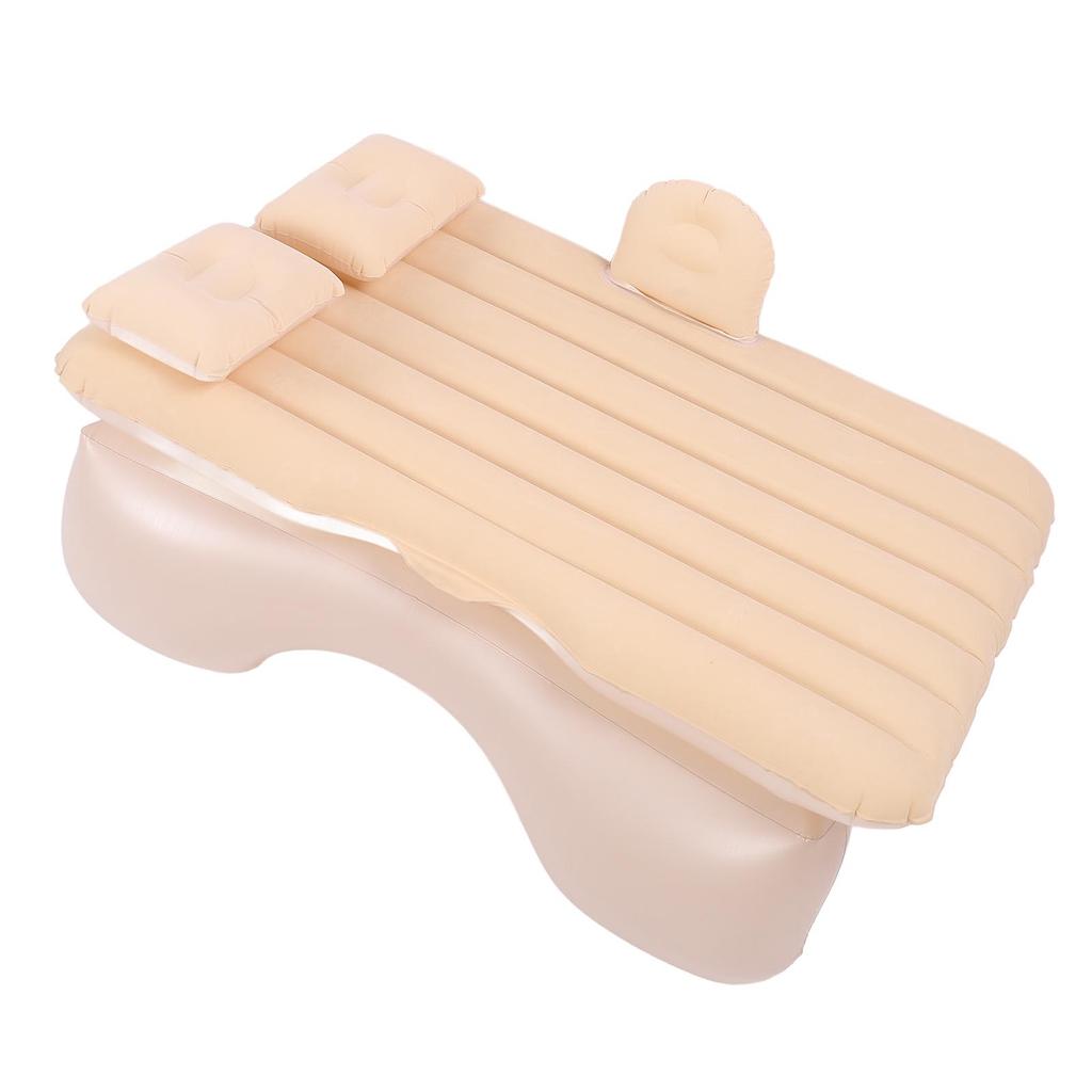 Aufblasbare Auto-Luftmatratze mit 2 Kissen Erhöhter Komfort Stabile Unterstützung Tragbarer Auto-Rücksitz