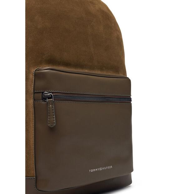 Tommy Hilfiger Рюкзак Th Casual Suede Backpack AM0AM13229 Зеленый
