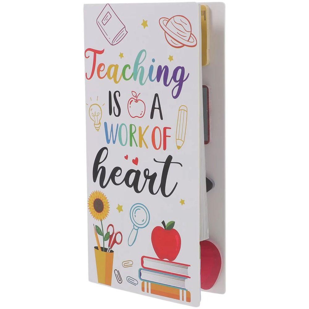 Teachers' Day Theme Teacher Sticky Notes Self-Stick Writing Memo Pads  Teaching Supplies