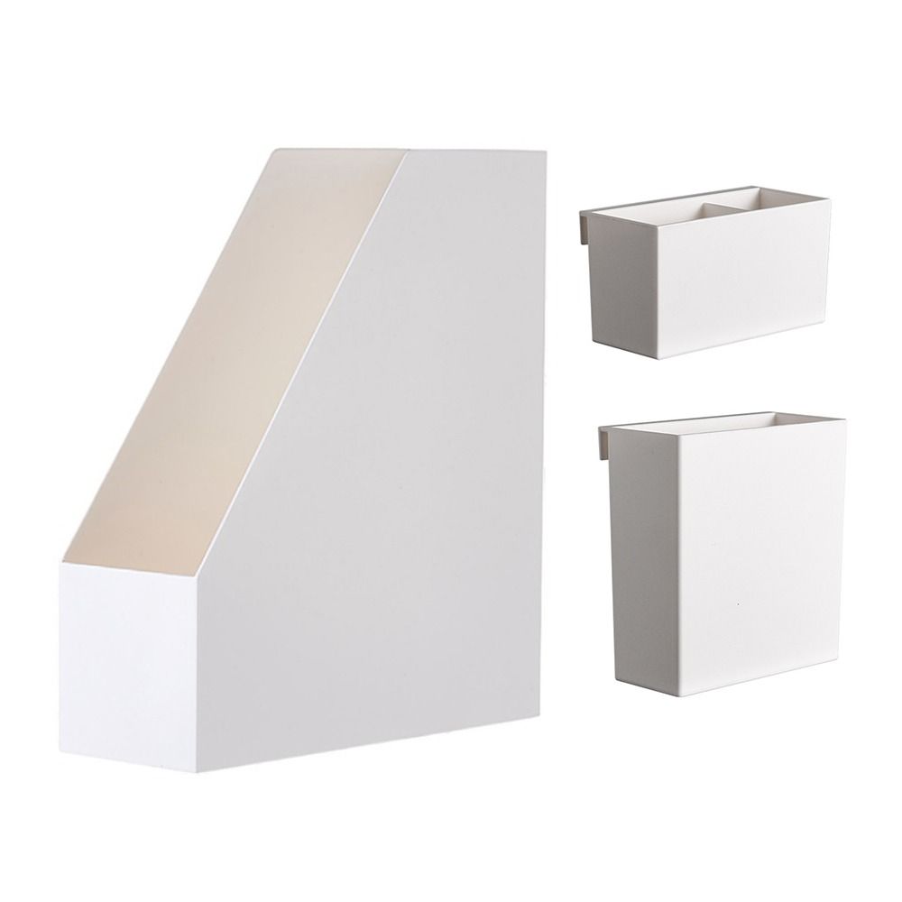 Plastic Desktop File Rack Portable Desktop Bookshelf Durable Book Support Rack Office Use