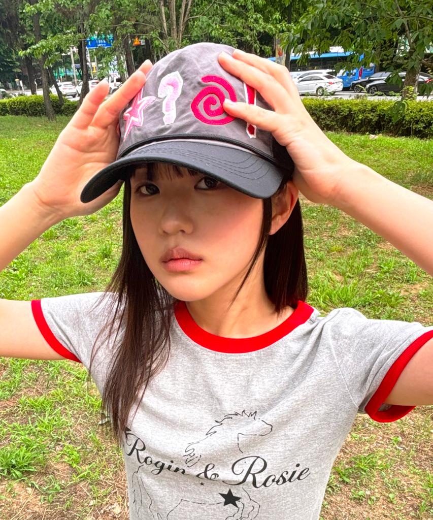 Loginaenloji Twinkle Pop Mesh Cap Gray