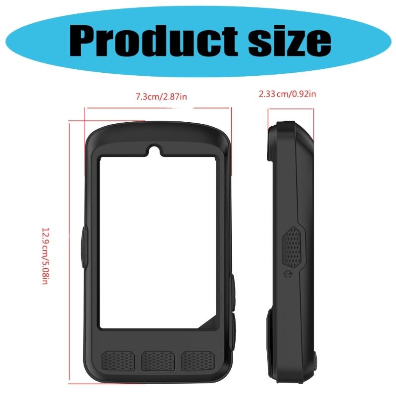 Shock Absorbing Cover Silicone Case For ELEMNT Secure Device Mounting And Portability