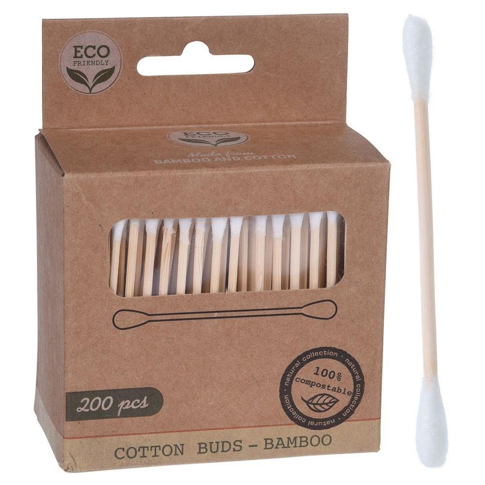 Biodegradable Bamboo Cosmetic Sticks 200 Pcs.