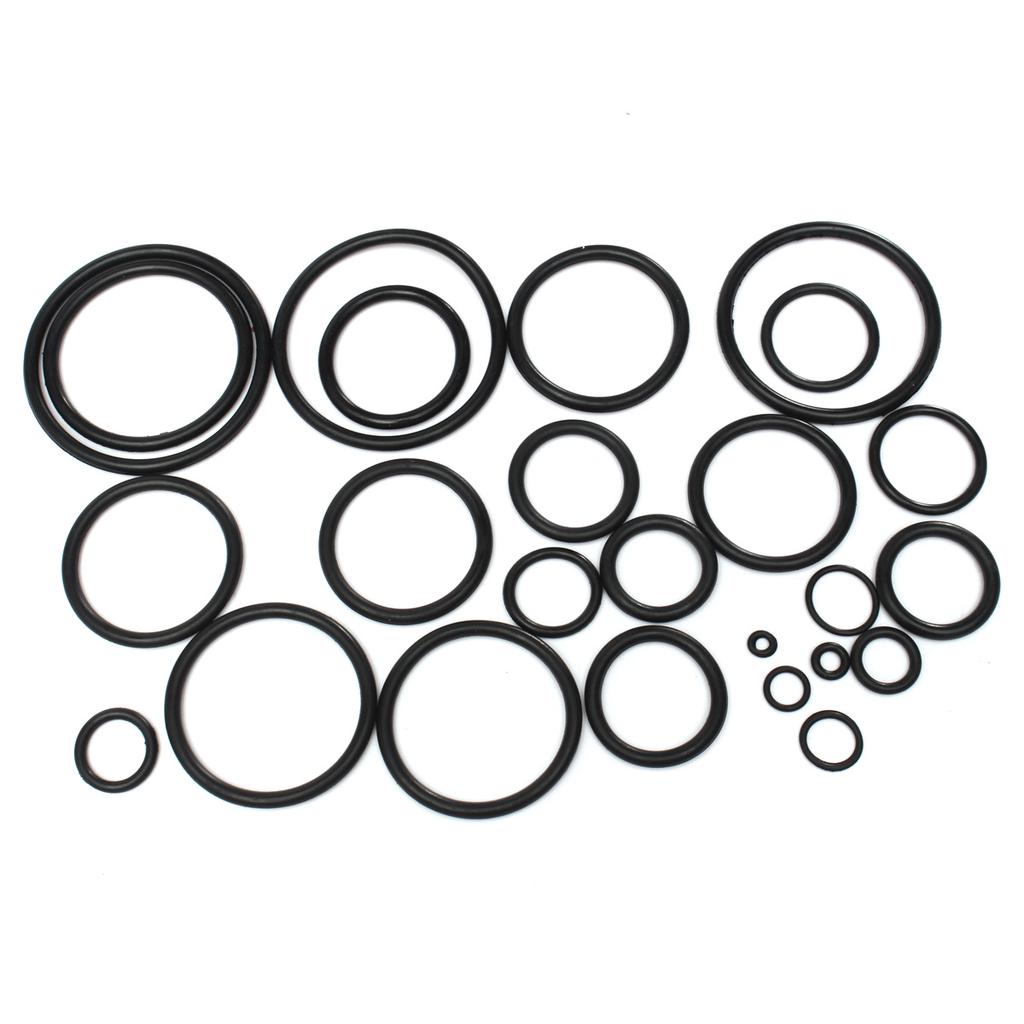 419Pcs Assorted O Ring Rubber Seal Assortment Set Kit Garage Plumbing with Case for General Plumbers LS