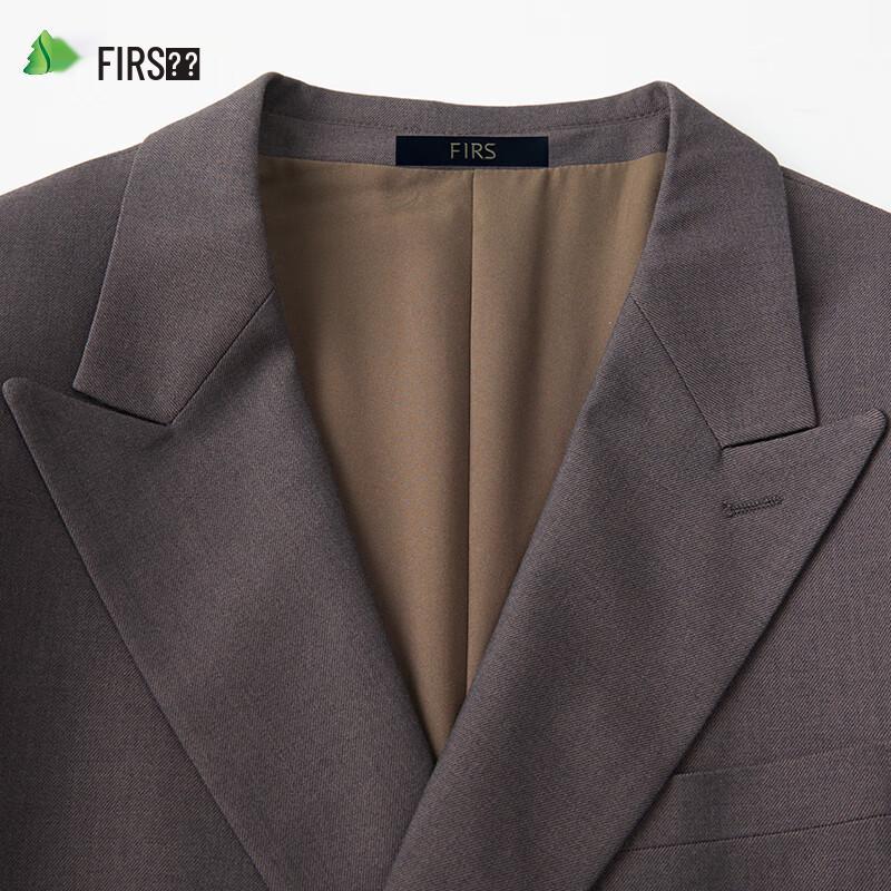 Shanshan Men's Wool Blend Slim Fit 3-Piece Suit