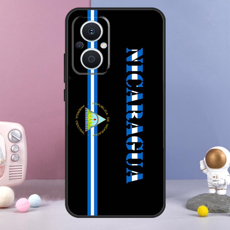 Nicaragua Flag Funda For OPPO Reno 8 Lite 11F 12F 13F 14F 10 11 12 13 14 Pro OPPO Find X9 X5 X6 X8 Pro Case