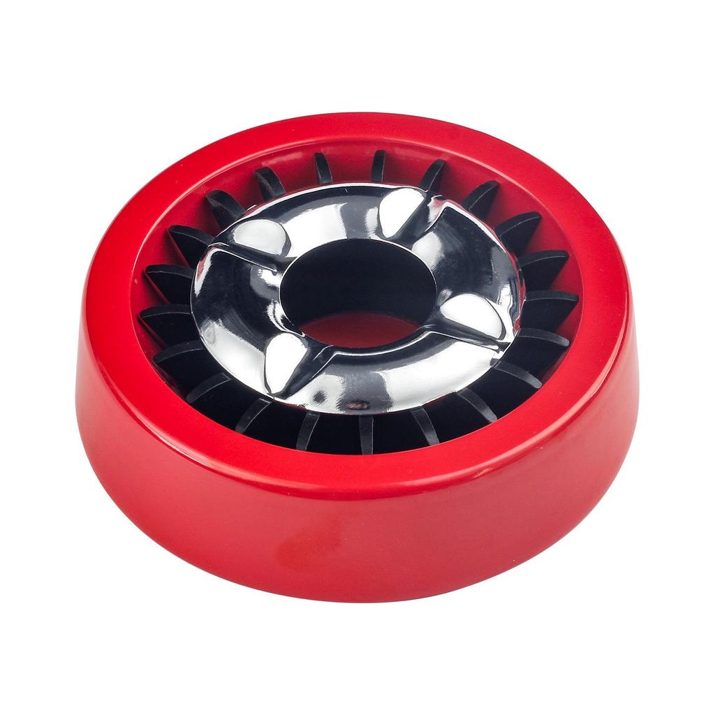 Rotating Stainless Steel Ashtray with Cigarette Extinguisher for Home or Office