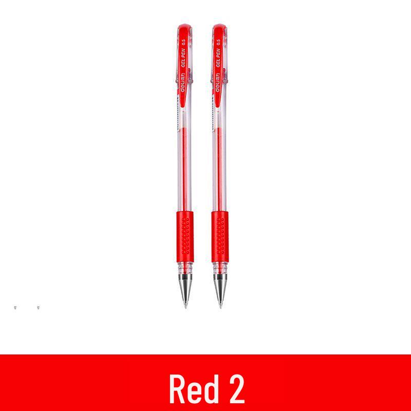 Набор черных гелевых шариковых ручек: 0,5 мм, 12 ручек + 20 стержней, Канцелярские товары для офиса 0.5mm