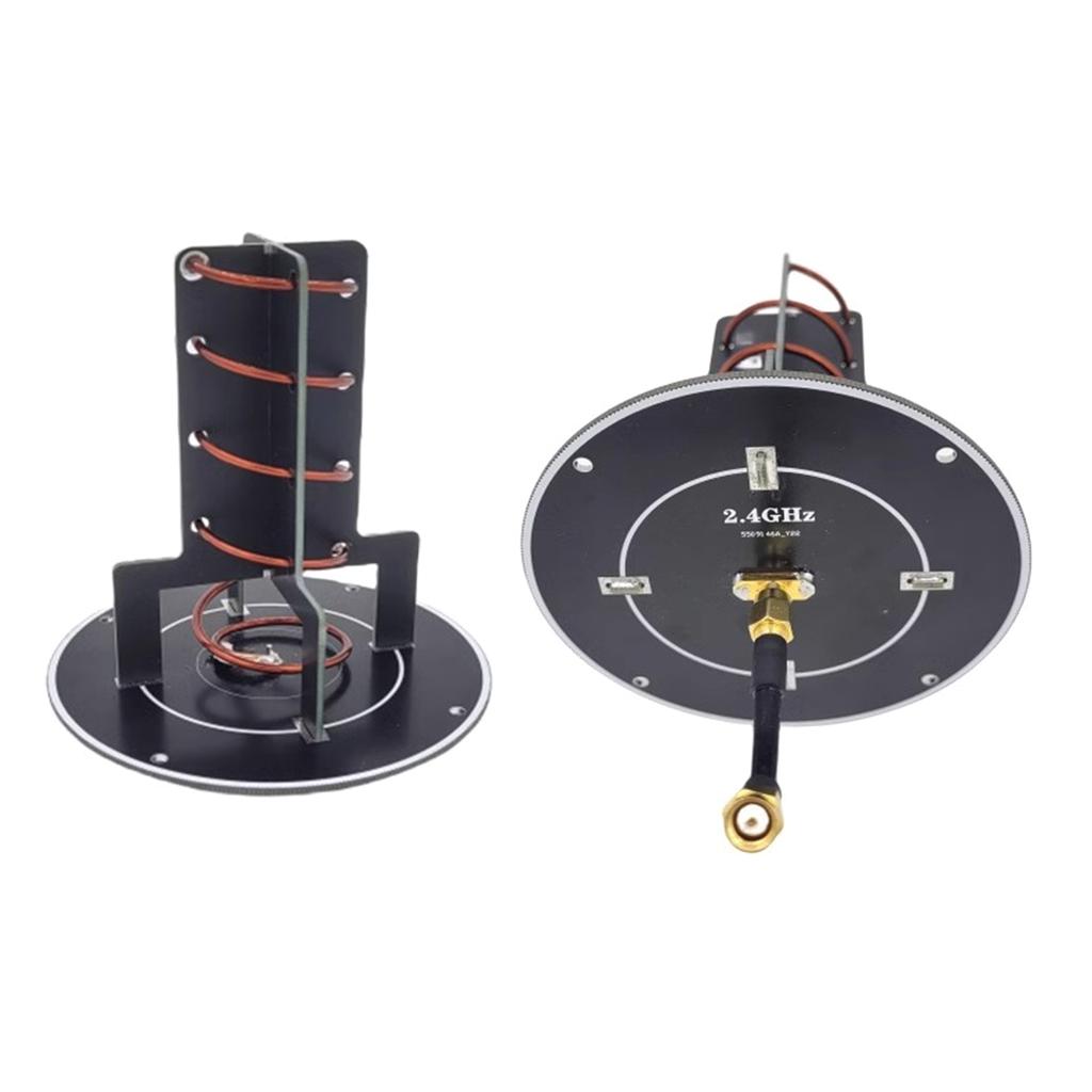 2.4GHz Left and Right Circularly Polarized Antennas Strong Directionality for Extended Ranges in Robotics and Monitoring
