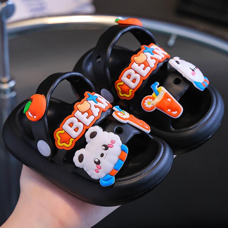 Girls Sandals Children Summer Baby Indoor Soft Bottom Infant Anti-slip Rabbit Slippers Boys Soft Bottom Sandal Slippers