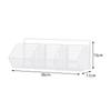 2 Pieces Hanging Wall Organizer 3 Grids Wall Mounted Shelves for Craft Room