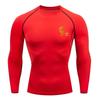 Men Compression Shirt for Workout Quick Dry Katsuki Bakugo Print Top Breathable Sweat Absorbing Fitness T-Shirt Sweat-Resistant