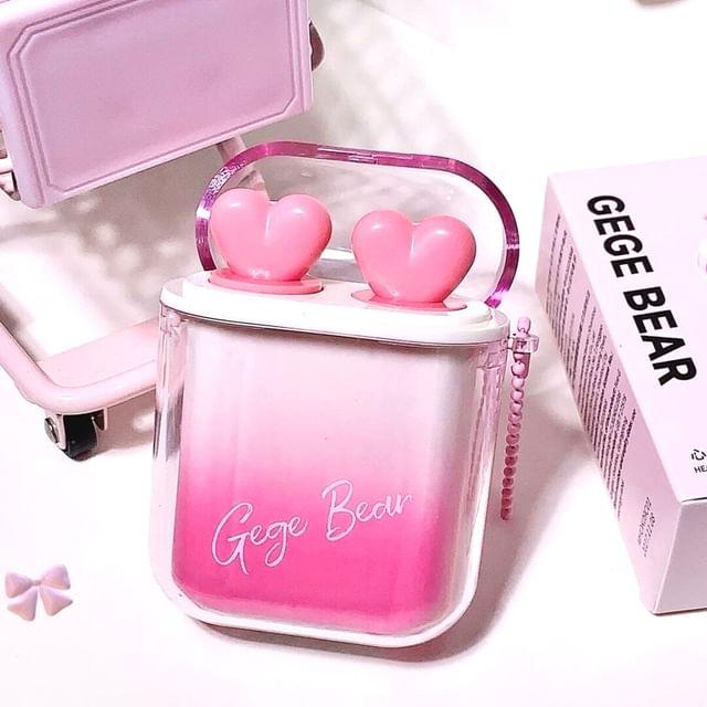 

Gege Bear - Heart Water Light Velvet Fog Lip Glaze Combination - 4 Colors #04 Nutcracker