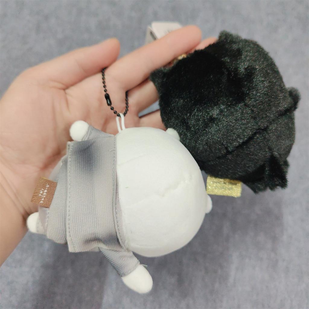 Self Deprecating Bear Plush Toy With Black Cat Costume For Gifts And Decor