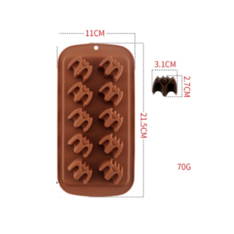 Halloween Pumpkin Silicone Chocolate Mould Candy Cookie Ice Cube Tray Mold Jelly
