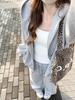 Women's Thermal Long-Sleeve U-Neck Base Layer Top - White, Slim Fit