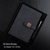 A5 PU Leather Buckle Notebook - Business Office Meeting Record Book (Custom Logo Available)