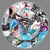Ice Skating Stickers Set (50 Pcs) - Sports Series, Waterproof Decor for Skateboards, Journals, Guitars, Phones