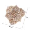 DIY Craft Rhinestone Flower Patches 3D Sew-On Applique  Headband Accessories Fabrics