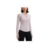 Under Armour Vanish Elite Rush Manica Corta Moda Traspirante Collo Alto Giacca Slim Giacca Donna Grigio Alba Rosa 1389873-009