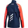 Adidas Gzm Ru Jacket Retro Sports Stand Collar Color Block Comfortable Casual Long Sleeve Jacket Women Jacket Orange Blue GV1324