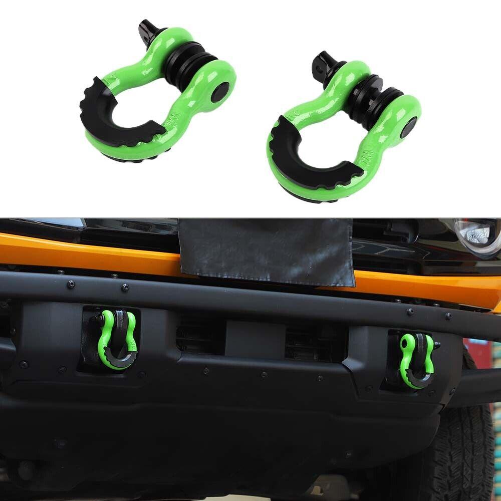 2X U-Shape Bumper Tailgate Tow Hook Shackle Mount Kit for Ford F150 Accessories