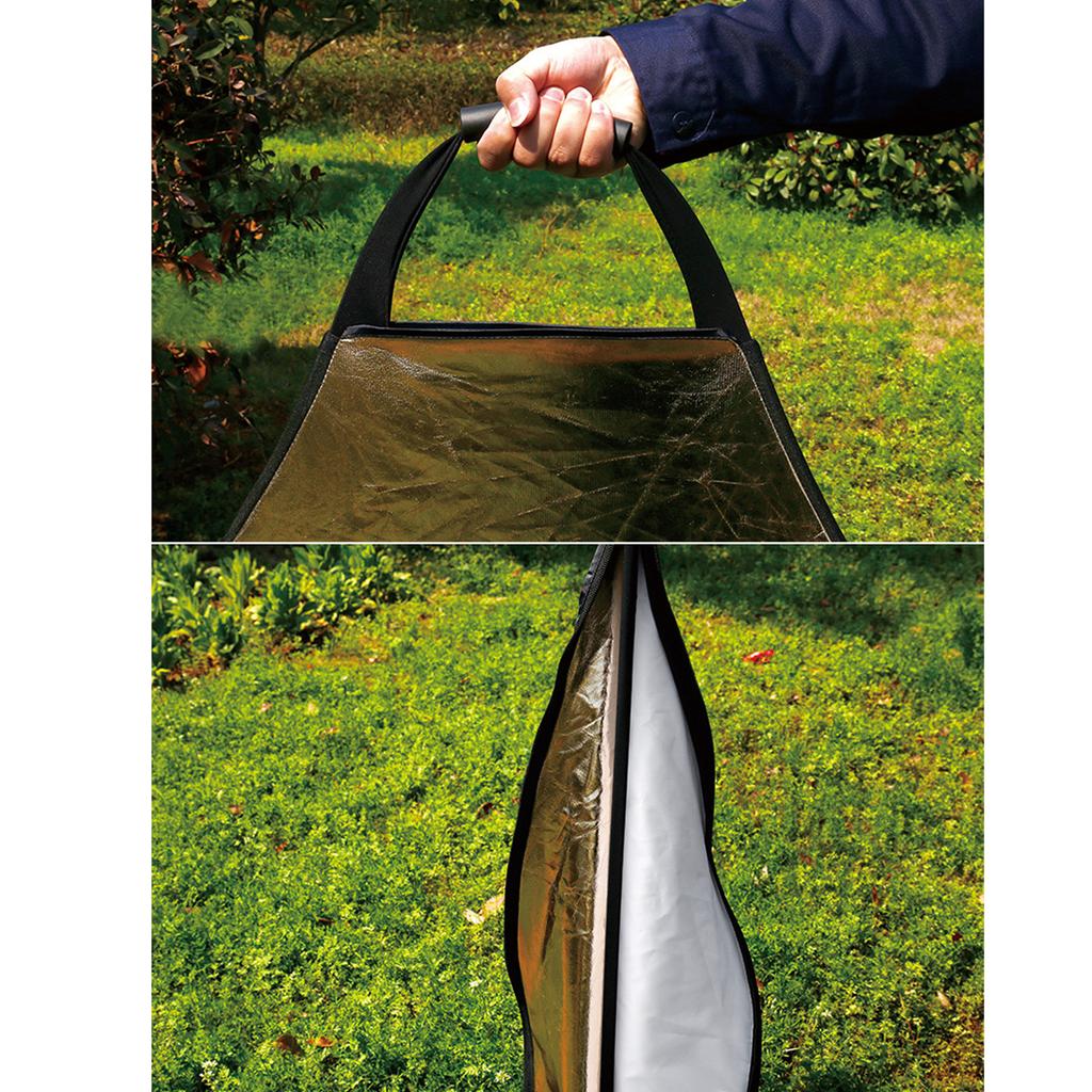 30cm/60cm/80cm Portable Handheld Triangle Foldable Reflector Photo Studio Reflector Board For Photography Accessories