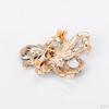 Rhinestone Animal Jewelry Brooch Pins Pendant for Women Girls