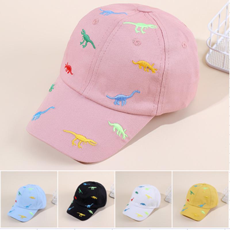 Bear Cap Baby 1-5 Years Old Baby Spring and Summer Sun Protection Baseball Cap Cotton Breathable Hat for Boys Girls