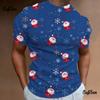 Maglietta da Uomo di Natale Stampa 3d Magliette Estive da Uomo Maniche Corte Top Magliette Abbigliamento Sportivo Casual Quotidiano Street Designer
