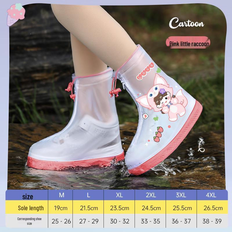 

Подготовьте водонепроницаемые нескользящие бахилы Mei Kids - износостойкие толстые бахилы для мальчиков и девочек XL (30-32)