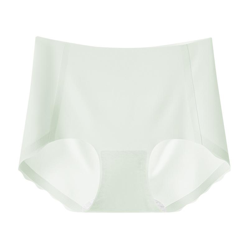 

[1A Ice Sense] Bacteriostatic, seamless, middle waist, comfortable and breathable buttocks, no buttocks, solid color, simple and less underwear one size fits all (40-70kg)