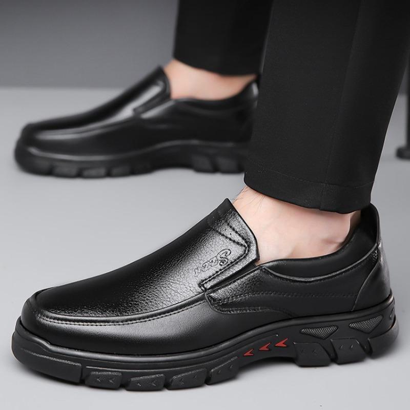 Men's Loafers Fashion Handmade Cowhide Leather Shoes Breathable Business Casual Shoes for Men Oxford Office Shoes Zapatos Hombre