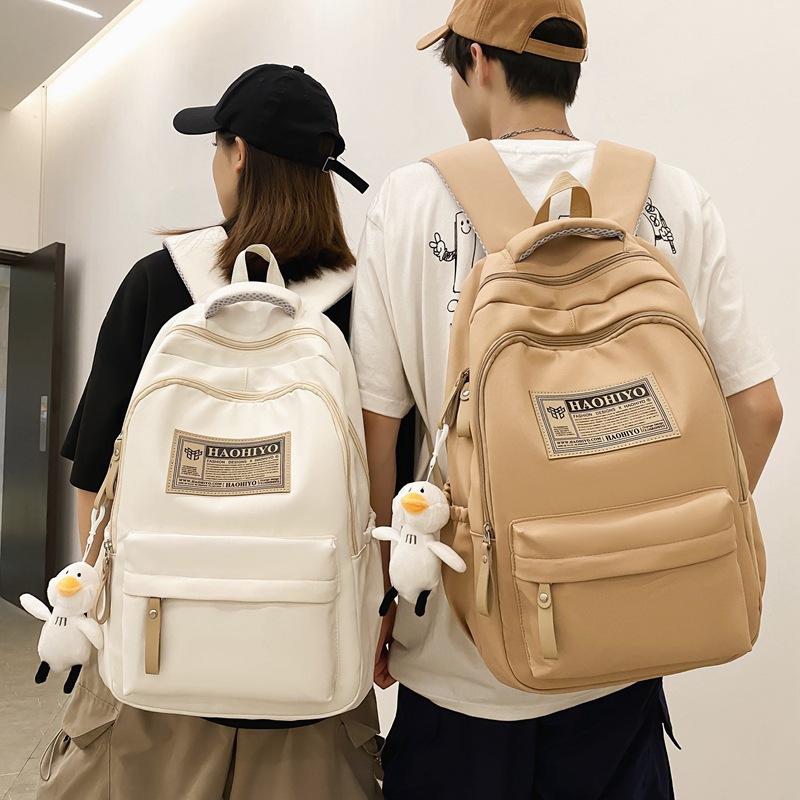 Schoolbag Korean Version Casual Backpack Large Capacity Schoolbag Primary School Junior High School Student Schoolbag Fashionable New Commuter