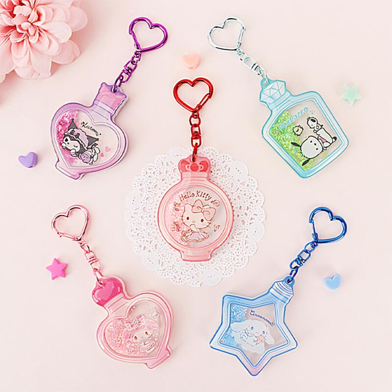 

Sanrio perfume bottle keychain Pochacco