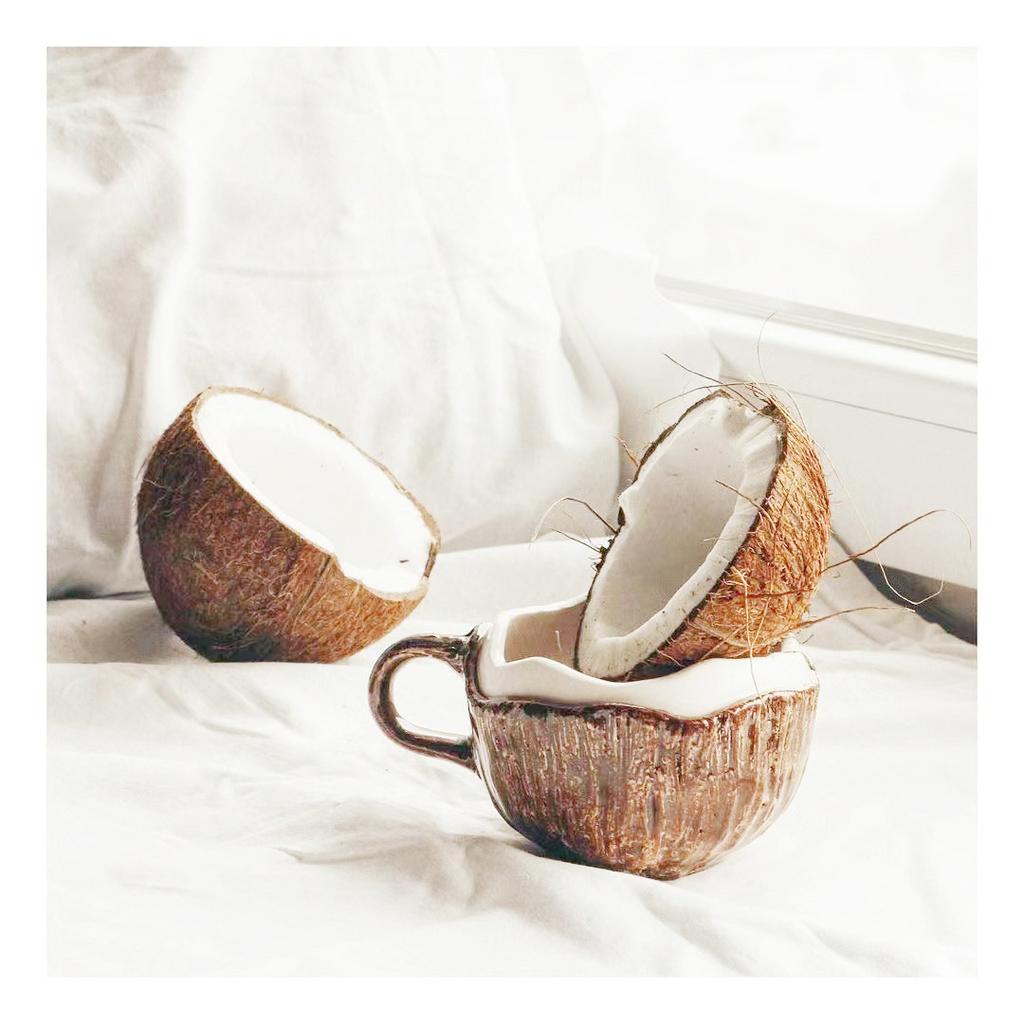 Personal Coconut Coffee Cups Ceramics Irregular Oatmeal Breakfast Water Cup Mug Mugs Ceramic Coffeeware Kitchen Dining Bar Home