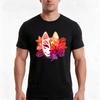 Autumn Spirits Kitsune Mask Tshirt Summer Casual Cotton Tee Oversized Streetwear Tops Vintage Graphic Print 100 Cotton