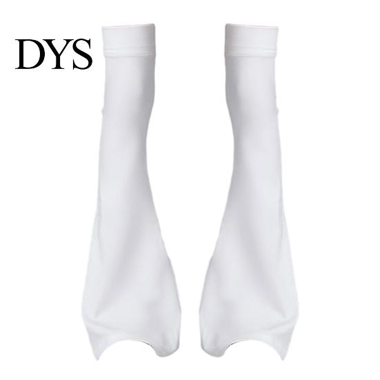 Soft Polyester Elastic Leg Covers Knee High Warmers for Women Girls, Fashion Lolita Boot Japanese Style Hosiery Covers, Flared Sleeves, Thermal Solid