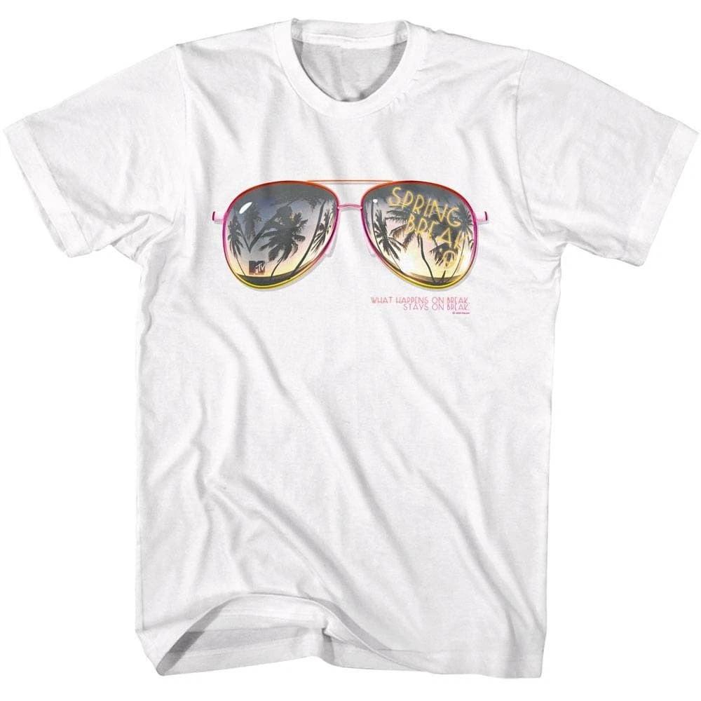 MTV Spring Break 91 Sunglasses Men s T Shirt 2XL