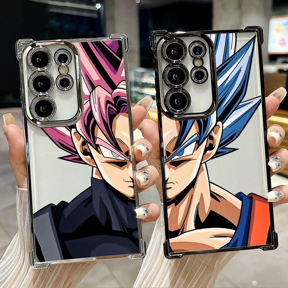 Super Saiyans Rosé Blue Goku God Funda For Samsung S26Ultra Phone Case For Galaxy S25 FE S26 S24 S23 S22 S21 Ultra Plus 5G Cover