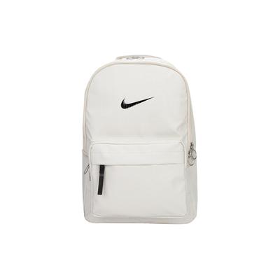 Logo Casual Solid Color Zipper Fabric Backpack Medium Unisex Backpacks Light-Bone Black DN3592072
