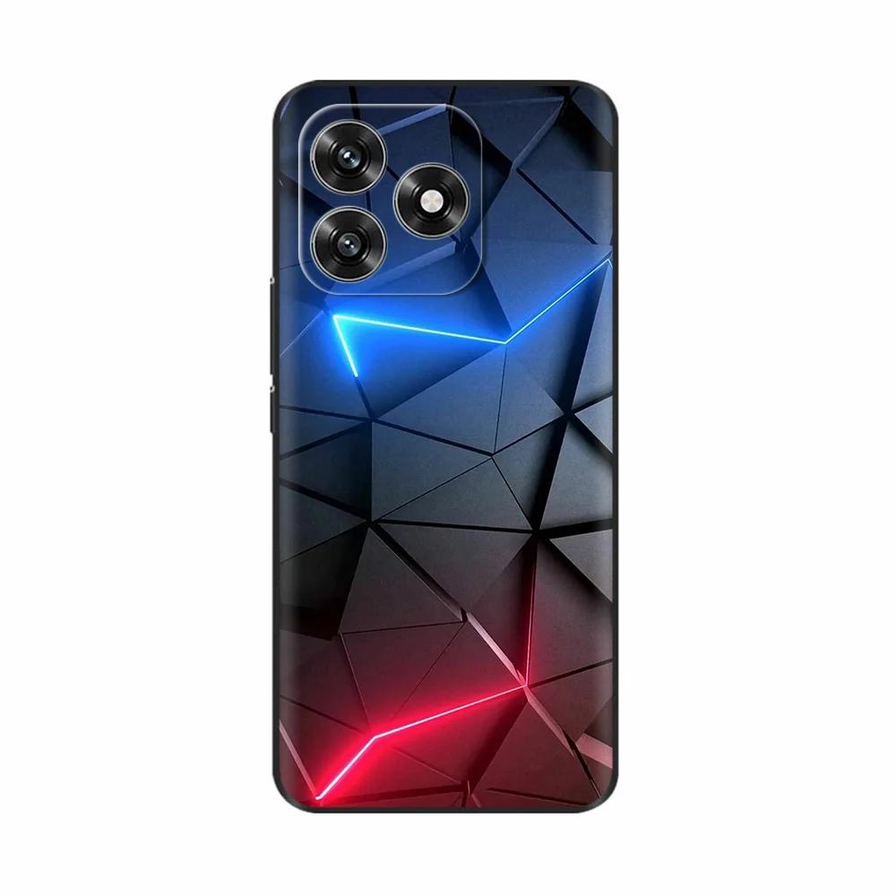 For Honor X5c Plus Case Sweet Love Flower Soft Silicone TPU Cover For Honor X5c HonorX5c Plus Phone Case Protective Shell Funda
