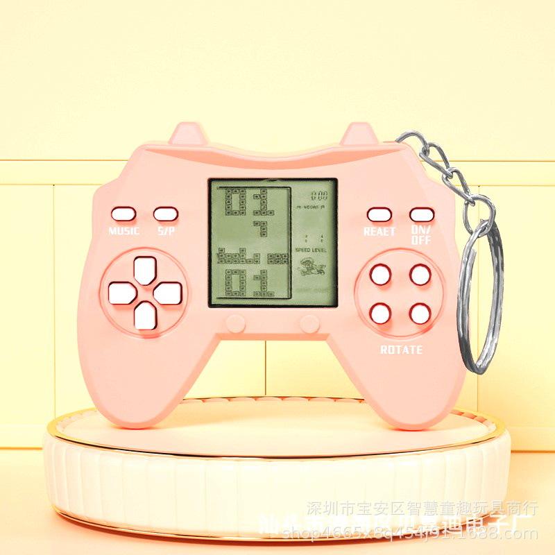 Spielkonsolen-Schlüsselanhänger, Lernspielzeug, Kann an einem Rucksack aufgehängt werden