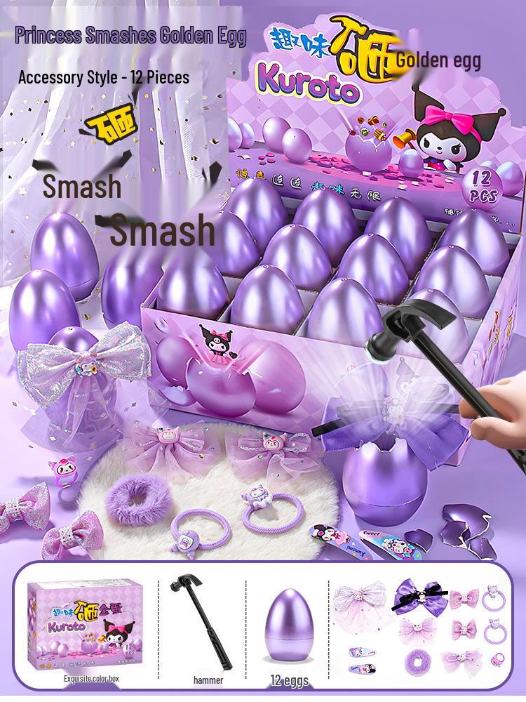 Golden Egg Smash Surprise Game for Kids - Creative Festival Gifts for Boys and Girls