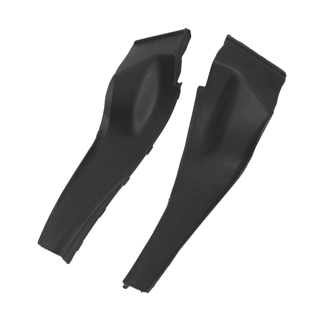 1Pair Front Cowl Extension Trim Cover Black Left Right Windshield Wiper Corner Cover Panel For