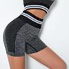Damesnet rode strakke heuplift sportshort yogabroek voor dames sneldrogende training hardloopfitnessbroek