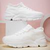 Casual shoes spring and autumn lightweight fly-woven couple shoes soft-soled comfortable sports shoes student lace-up socks shoes single shoes