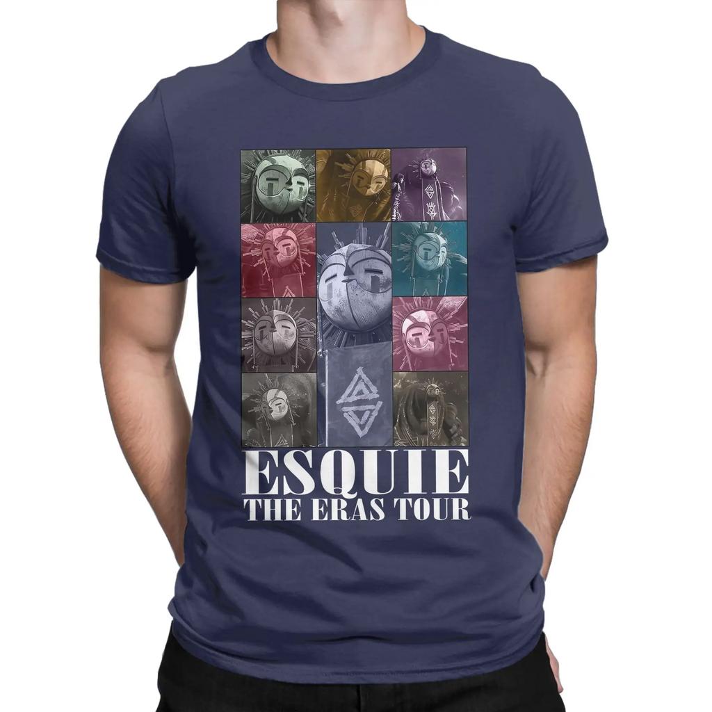 Men Women Print Esquie Eras Tour Clair Obscur Expedition 33 T Shirt Tee  Cotton Tshirts Clothing